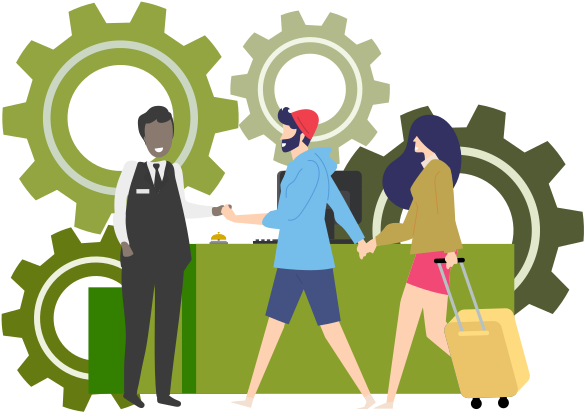 Direct booking illustration
